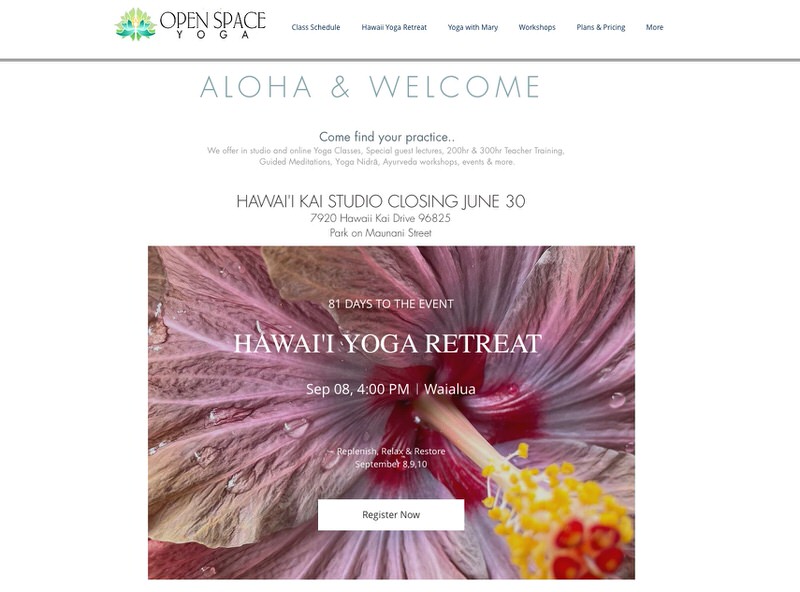 Open Space Yoga Hawaii
