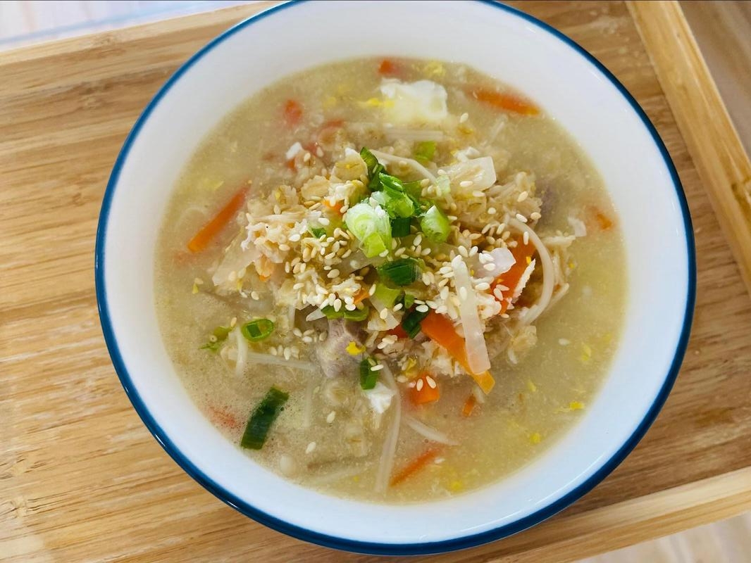 鶏と卵のぞうすい3