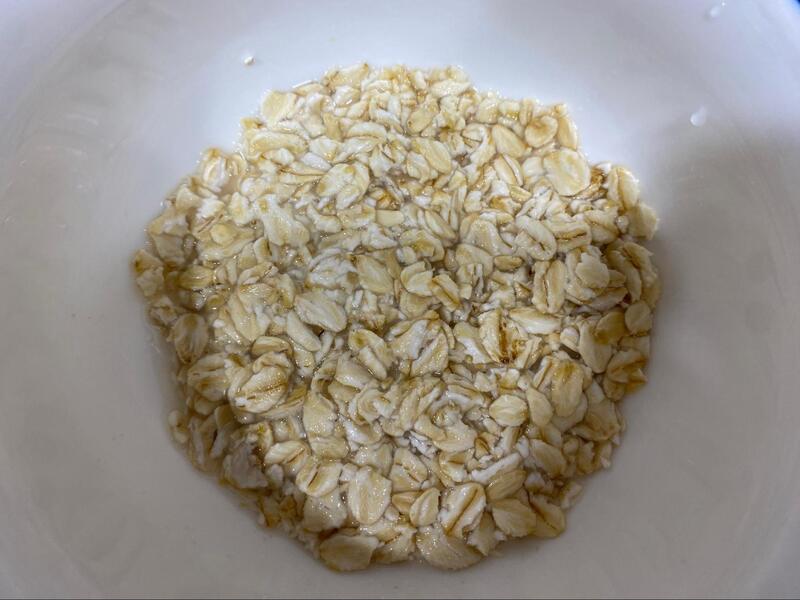 オートミールと卵豆腐のおじや1