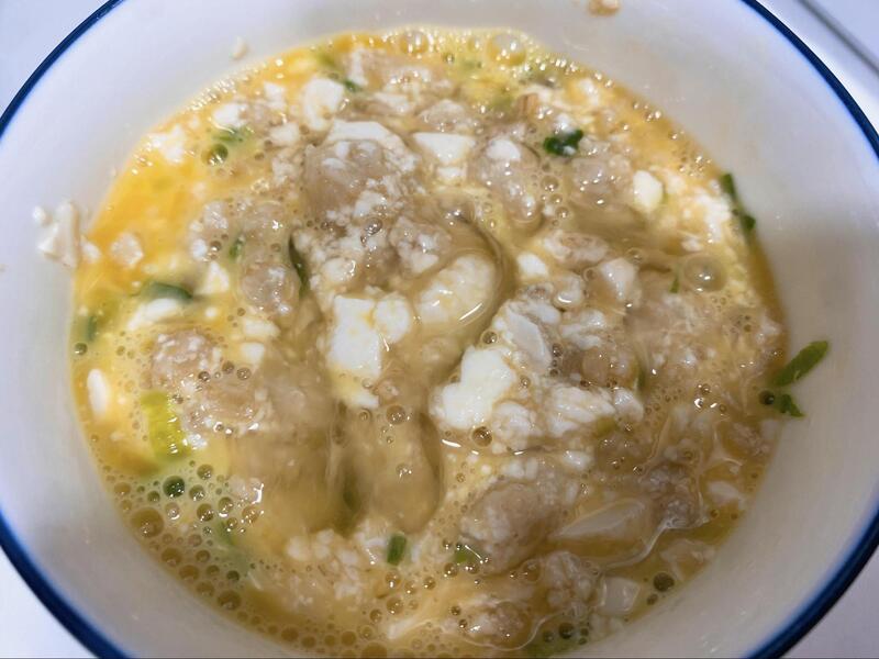 オートミールと卵豆腐のおじや3